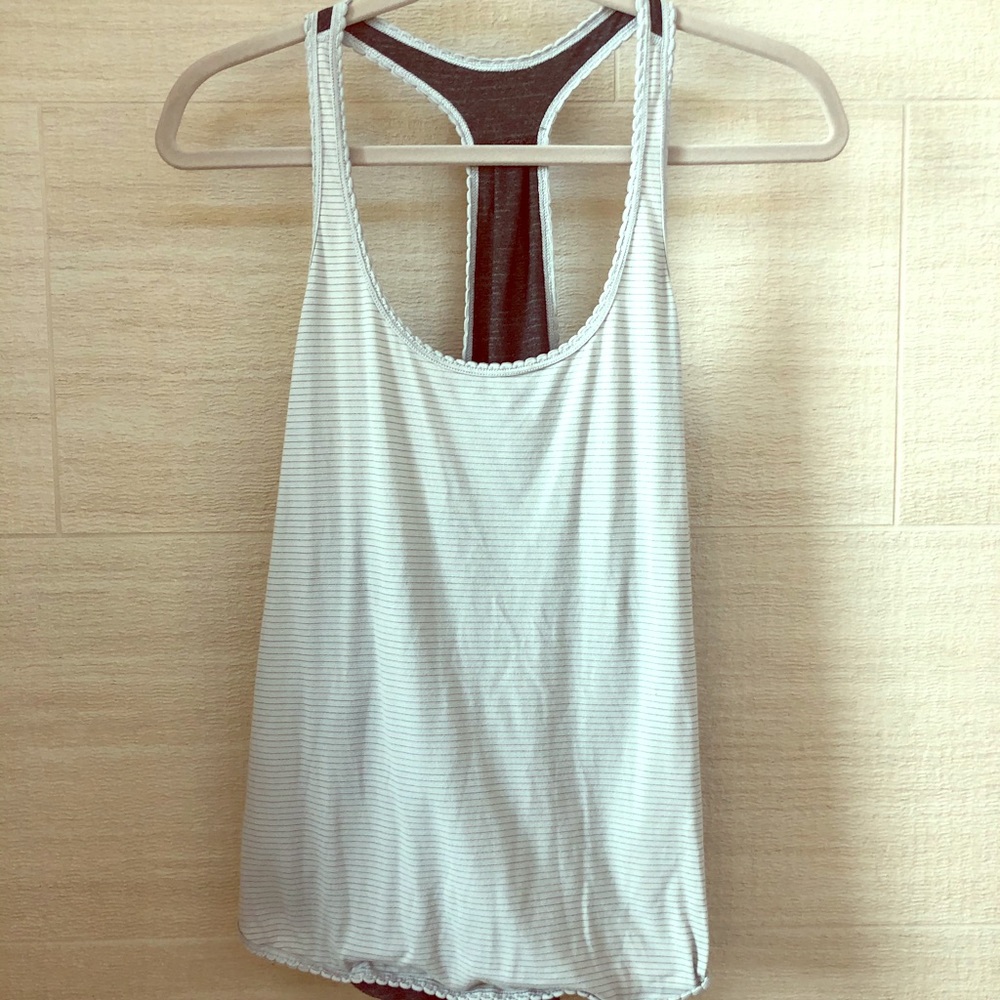 lululemon two-toned tank top